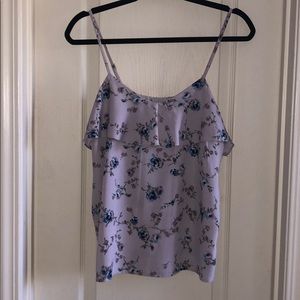 Floral Lavender Blouse